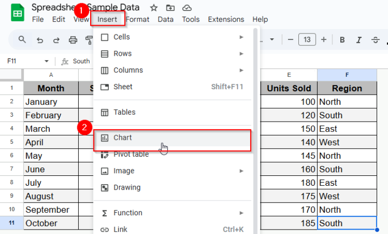 How to Add Data Labels in Google Sheets (with Easy Steps) - Excel Insider