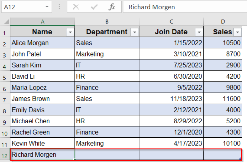 How to Create a Database in Excel That Updates Automatically - Excel ...