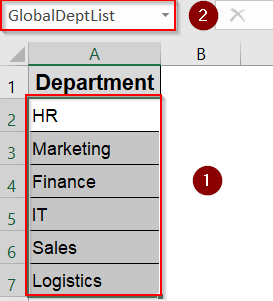 Create a Drop-Down List from Another Workbook