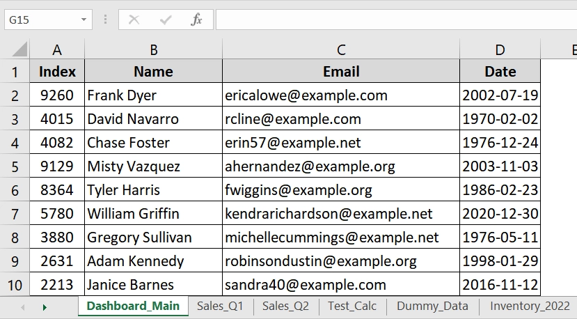 Delete Unused Content to Reduce Excel File Size