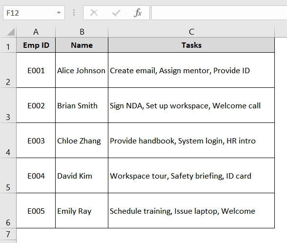 Implementing CHAR(149) with Line Breaks to Insert Multiple Bullet Points in Excel Cell
