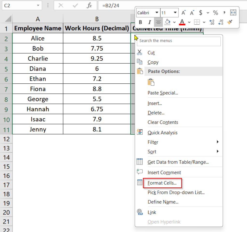 How to Convert Number to Hours and Minutes in Excel - Excel Insider