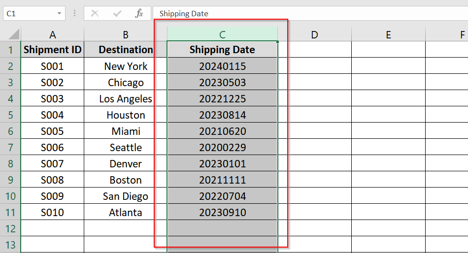 Apply Text to Columns Wizard