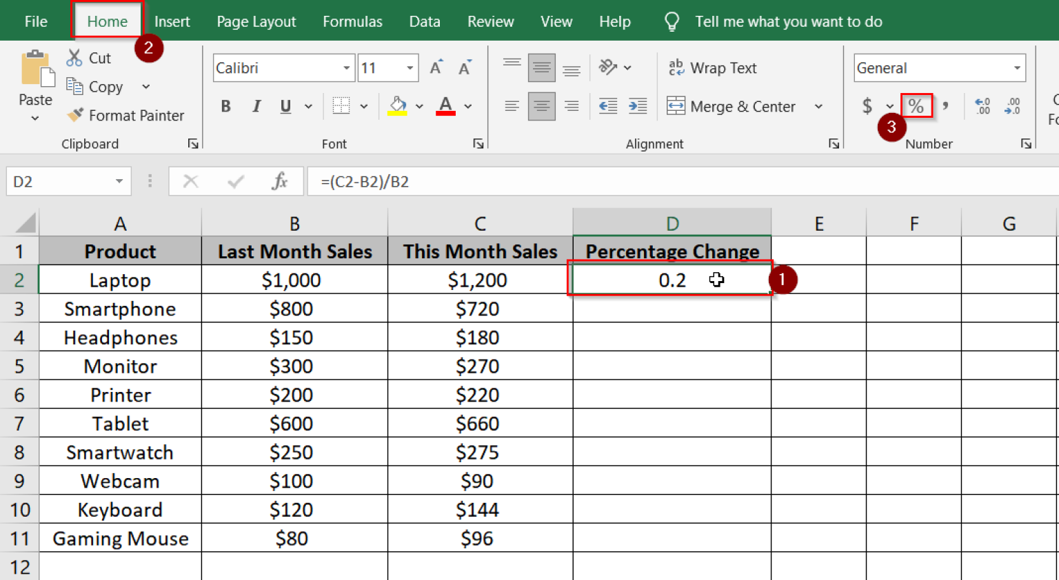 How to Calculate Percentage Increase or Decrease in Excel - Excel Insider