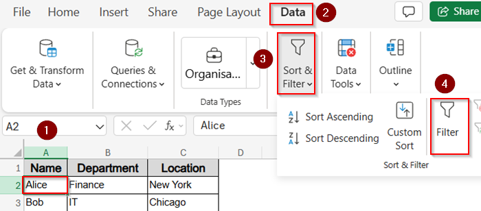 Use a Drop-Down Search Box with AutoFilter