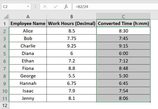 How to Convert Number to Hours and Minutes in Excel - Excel Insider