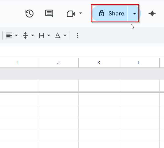 Use Share Settings on Google Sheets to Restrict Access