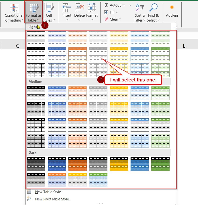 Implementing Data to Excel Table Convert Method To Make First Row Header