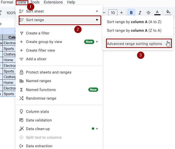 Sorting Multiple Columns at Once