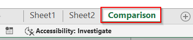 Use a Formula to Compare and Report Differences