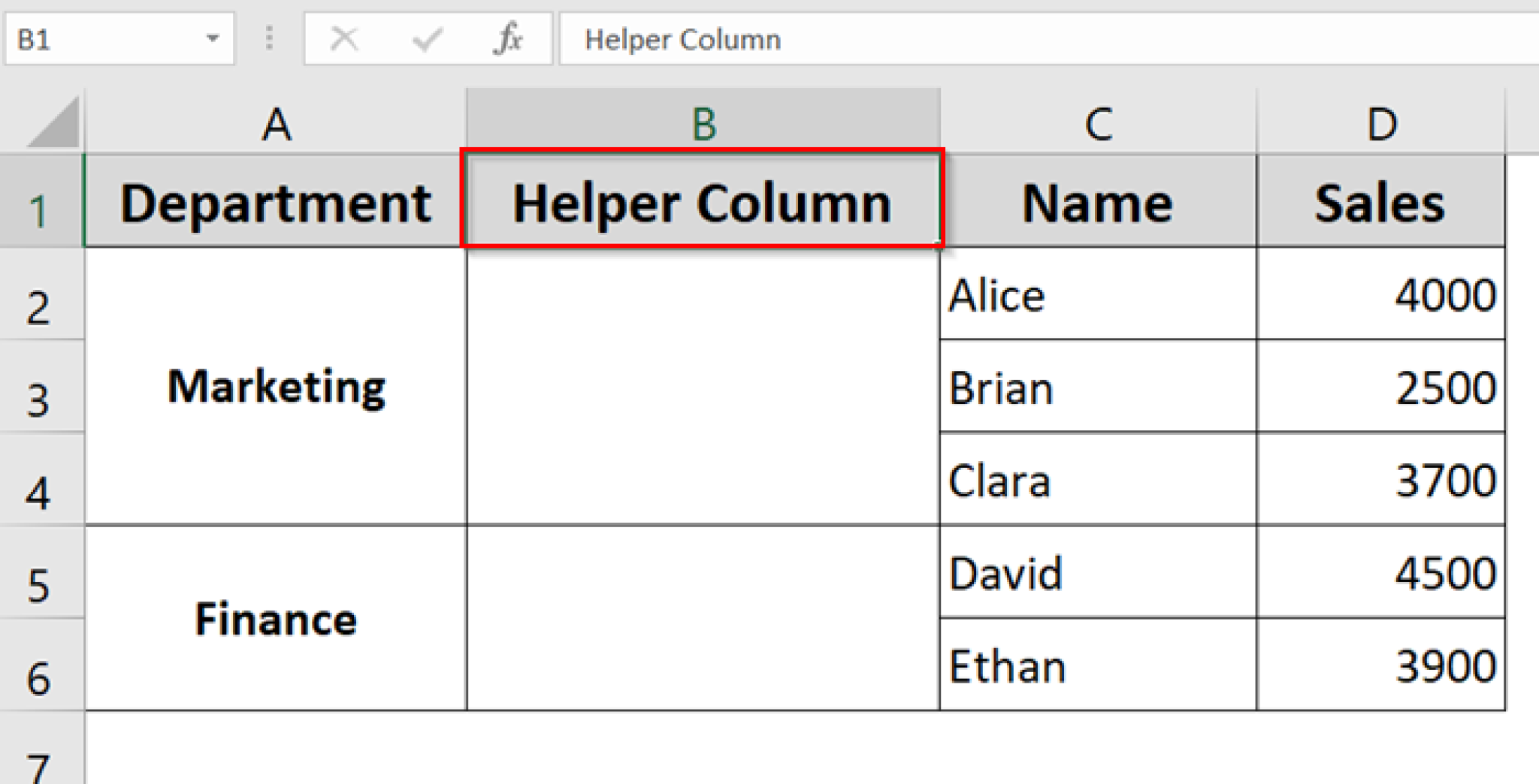 How to Sort Merged Cells in Excel (3 Suitable Methods) - Excel Insider
