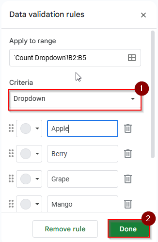 selecting dropdown