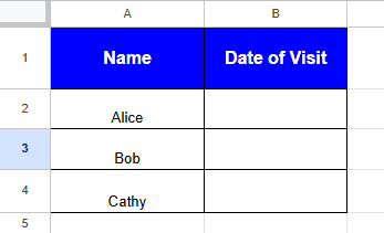 dataset for calendar dropdown