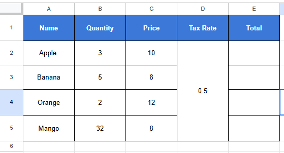 Dataset for copy a formula without changing cell reference