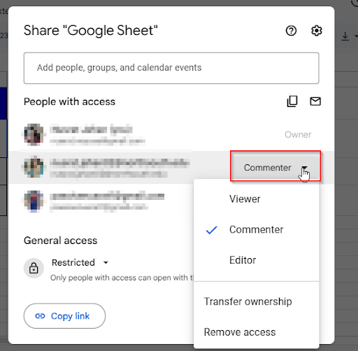 editing permission of the users image