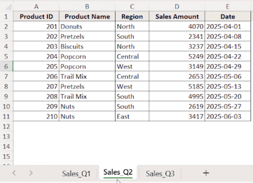 power query second one