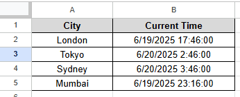 dataset for refreshing google sheets using a button