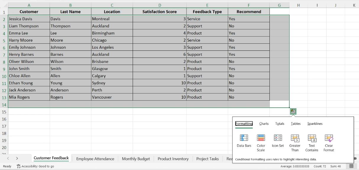 selecting all columns