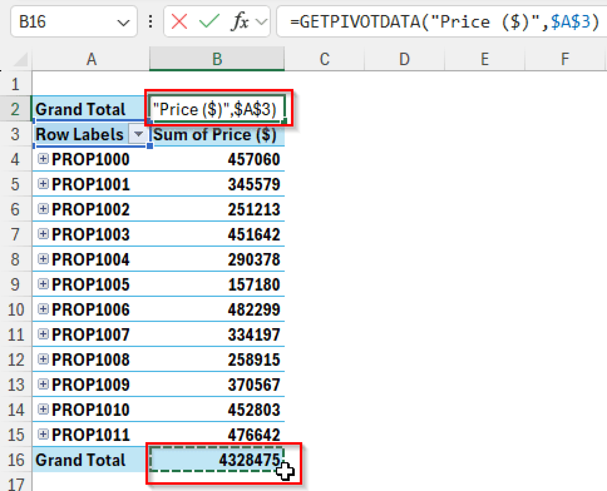 How to Show Grand Total at Top in Excel Pivot Table - Excel Insider