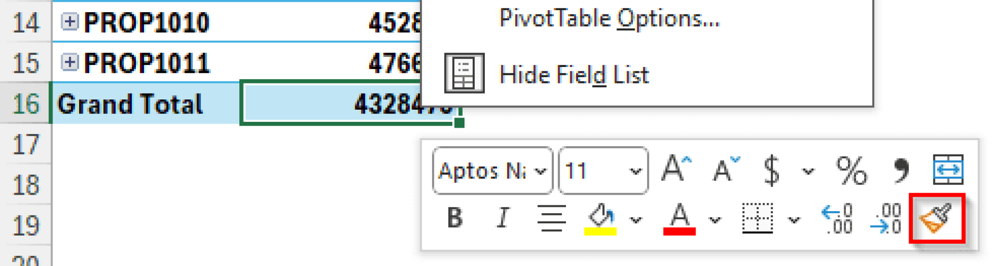 How to Show Grand Total at Top in Excel Pivot Table - Excel Insider