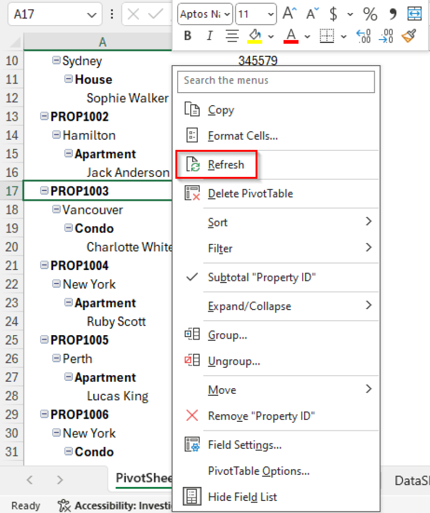 How to Show Grand Total at Top in Excel Pivot Table - Excel Insider