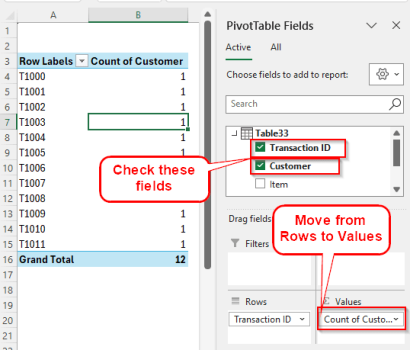 How to Count Unique Values in Excel Pivot Table (2 Suitable Ways ...