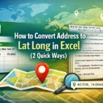 featured image - convert address to lat long in excel