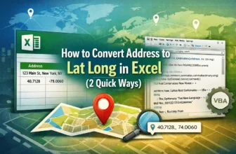 featured image - convert address to lat long in excel