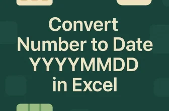 featured image - convert number to date yyyymmdd in excel