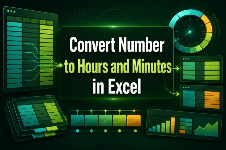 featured image - convert number to hours and minutes in excel