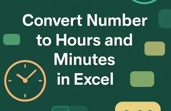 featured image - convert number to hours and minutes in excel