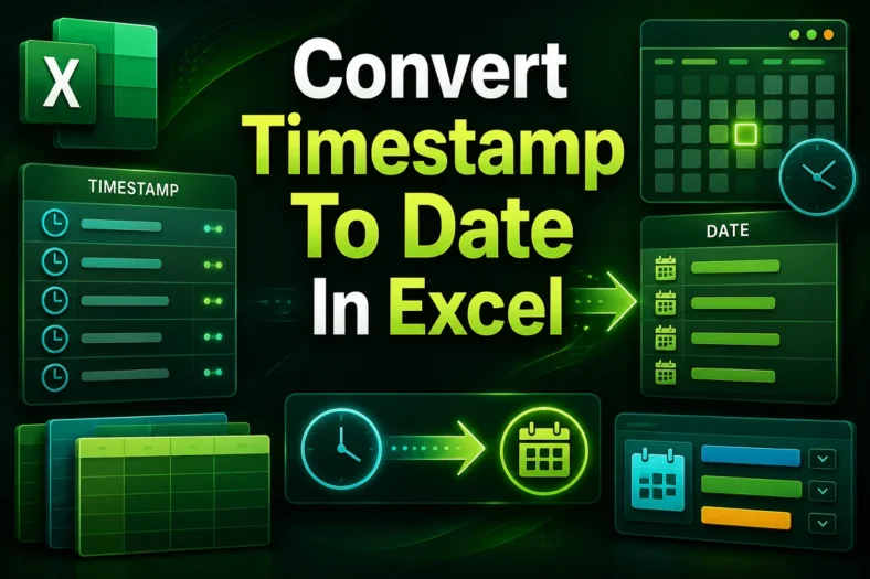 featured image - convert timestamp to date in excel