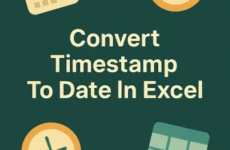 featured image - convert timestamp to date in excel