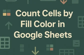 featured image - countif color google sheets