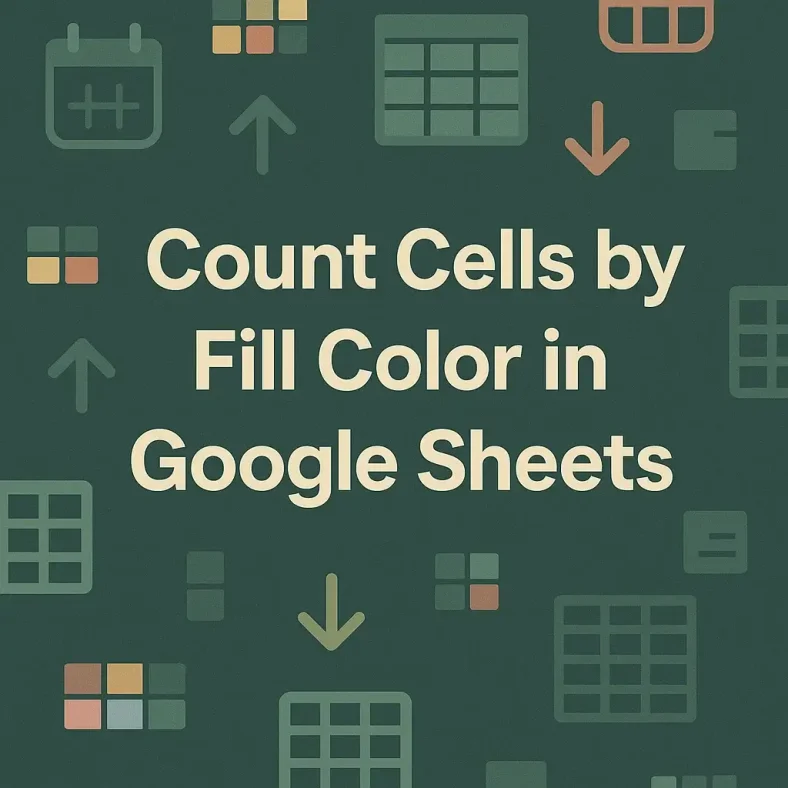 featured image - countif color google sheets