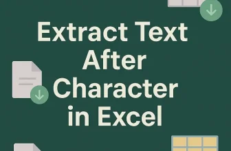 featured image - excel extract text after character