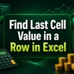 featured image - find last cell with value in a row in excel