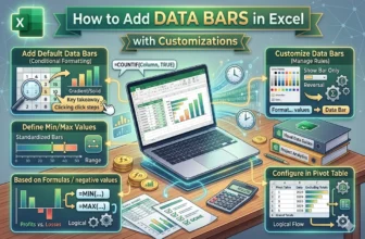 featured image - how to add data bars in excel