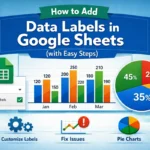 featured image - how to add data labels in google sheets