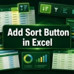 featured image - how to add sort button in excel