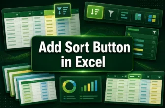 featured image - how to add sort button in excel
