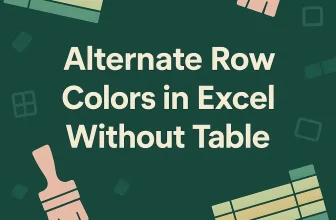 featured image - how to alternate row colors in excel