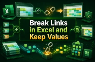 featured image - how to break links in excel and keep values