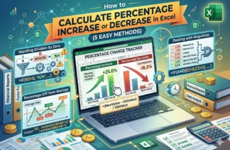 featured image - how to calculate percentage increase or decrease in excel