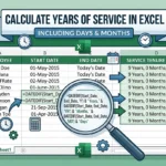 featured image - how to calculate years of service in excel