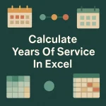 featured image - how to calculate years of service in excel