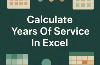 featured image - how to calculate years of service in excel