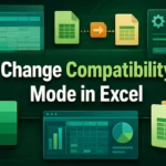 featured image- how to change compatibility mode in excel