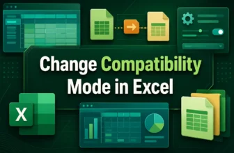 featured image- how to change compatibility mode in excel