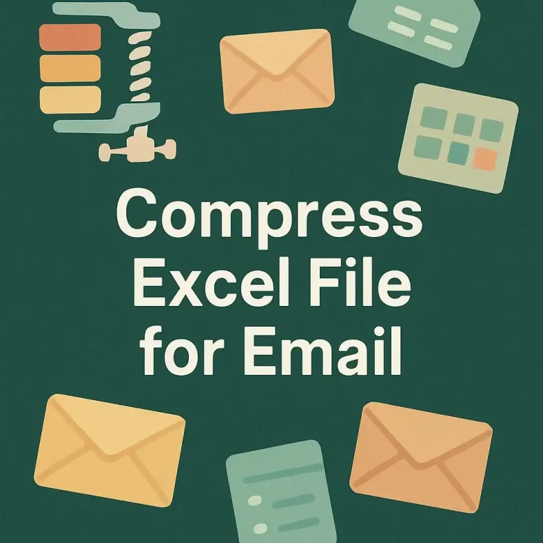featured image - how to compress excel file for email